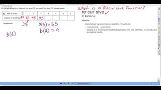 What is a Recursive Function?
