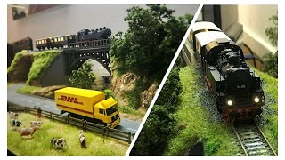 How to build a railway line across the river with car moving  - Realistic Scenery