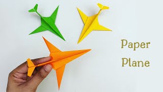 How To Make Easy Paper Airplane ✈️ For Kids / Nursery Craft Ideas / Paper Craft Easy / KIDS crafts