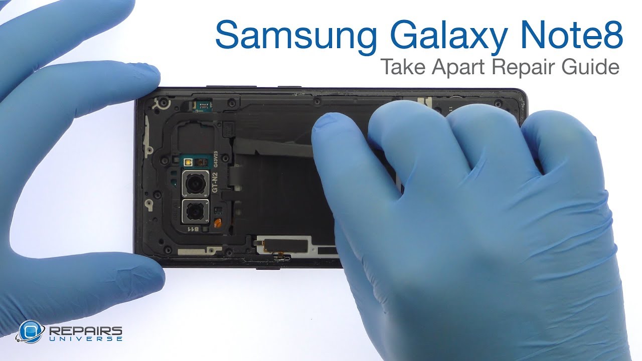 Samsung Galaxy Note8 Take Apart Repair Guide - RepairsUniverse - YouTube