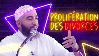 PROLIFÉRATION DES DIVORCES