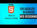 HTML Forms Tutorial for Beginners | Input, Radio, Checkbox, Select, and TextArea Explained