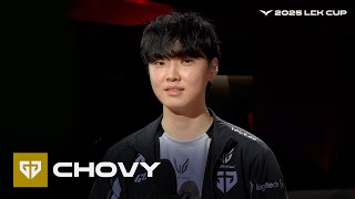 Chovy 인터뷰 | BFX vs GEN | 01.19 | 2025 LCK CUP 그룹 배틀