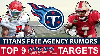 Top 9 USFL Players The Tennessee Titans Could Sign During NFL Free Agency | Titans Rumors