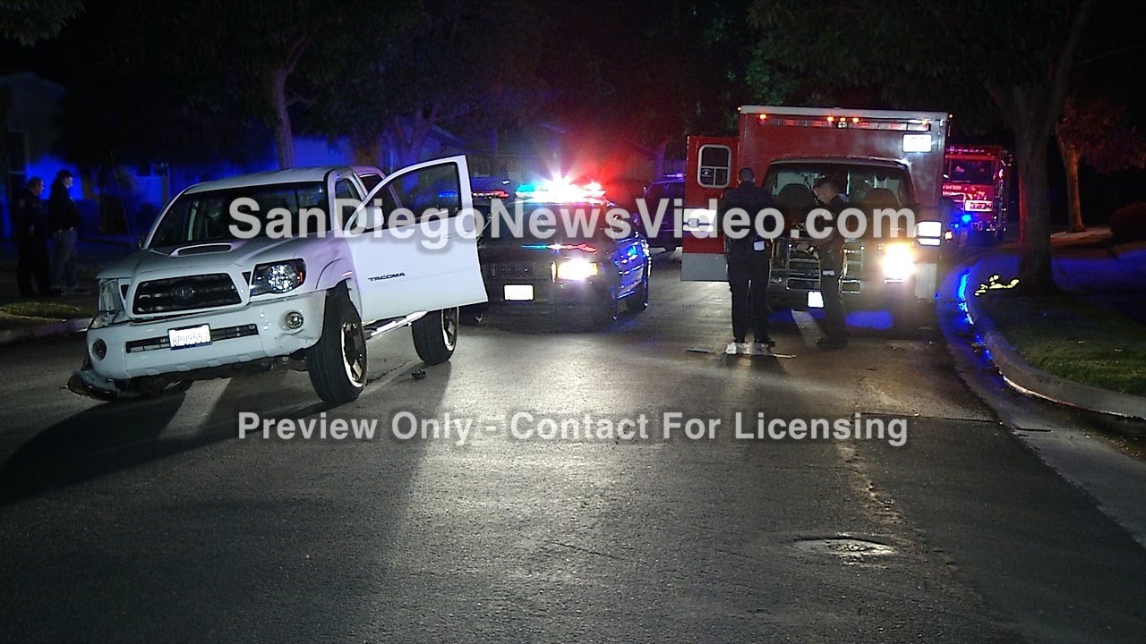 DUI Pursuit Crash, Pacific Beach - YouTube