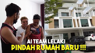 RUMAH BANGLO 3 TINGKAT BARU UNTUK AI TEAM !!! BOY HAPPY NAK PINDAH RUMAH...