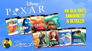DISNEY PIXAR 4K Blu-Rays Announced & Detailed (inc. FINDING NEMO, RATATOUILLE, INSIDE OUT)