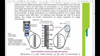 Chapter 3: Cell Structure and Function Micrometry