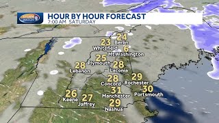 Watch: Snow to move out, then cold arrives