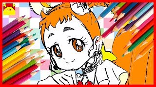 プリキュアアラモード★えかきうた★キュアホイップとペコリンがこんなに簡単!?☆ プリキュア precure ニチアサ プリアラ illustration 色えんぴつ *SUN SUN KIDS TV*