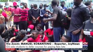 GIJ asks students to defer courses for paying fees late - News Desk on JoyNews (24-3-21)