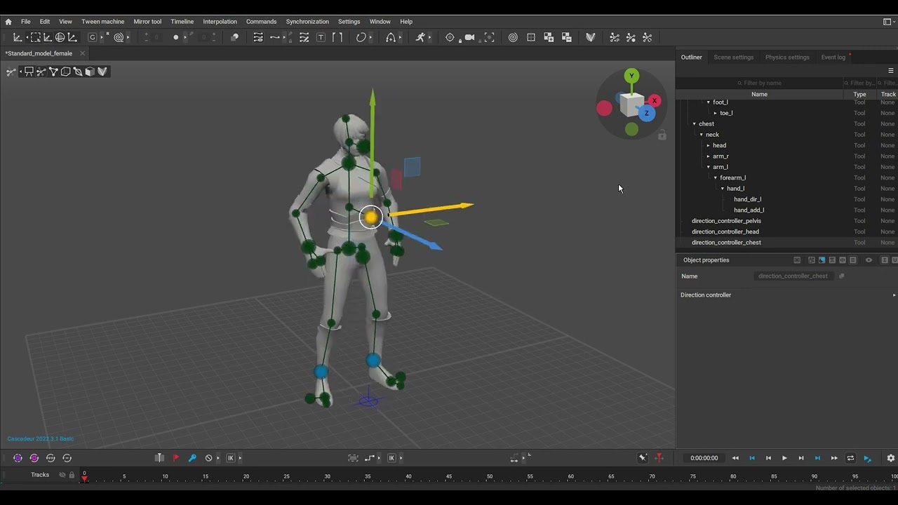 Cascadeur 029 Autoposing Mode Shift Z Key Deactivate The Controller Cascadeur 029 Autoposing Mode Shift Z Key Deactivate The Controller