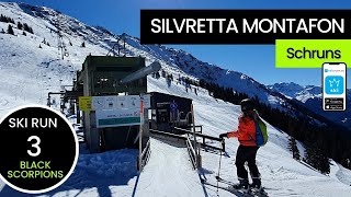 Silvretta Montafon Vorarlberg / #5 of TOP 10 black ski runs in Austria - short video 55\