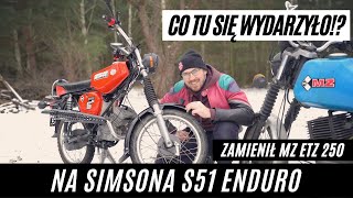 Zamienił MZ ETZ 250 na Simsona S51 Enduro. Powód? Zmiany w taryfikatorze :D