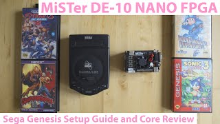 MiSTer FPGA DE-10 Nano Sega Genesis / Mega Drive Setup Tutorial and Core Review