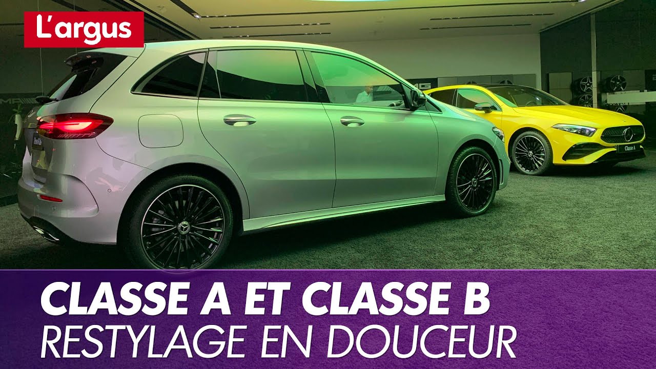 Mercedes Classe A Et Classe B Restylés : évolution En Douceur - YouTube