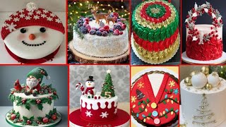 Latest Christmas Special Cake Design / Trending Christmas Cake decoration ideas/ @Amnabajwaofficial