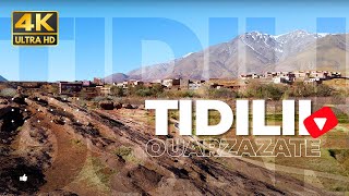 TIDILI OUARZAZATE Footage  - 4K تيديلي ورزازات