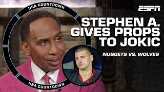 Stephen A. gives ALL CREDIT to Nikola Jokic 🗣️ 'GREATEST PLAYER IN THE GAME!' |