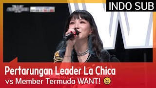 Pertarungan Leader La Chica vs Member Termuda WANT! 😆 #StreetWomanFighterKDanceBattle 🇮🇩INDOSUB🇮🇩