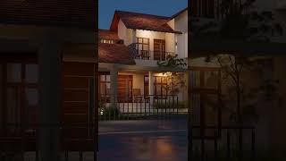 പ്രകൃതിഭംഗി നിറച്ച വീട് 🏡#exterior #home #youtubeshorts #housedesign #short #shortsvideo