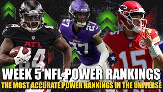 Week 5 NFL Power Rankings 🔥🔥🔥 (The Most Accurate in the Universe)