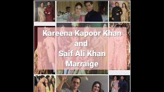 Kareena Kapoor Khan and saif ali khan marraige Photos