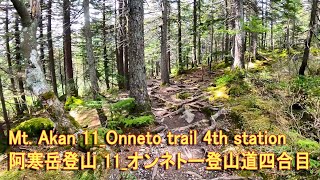 Mt. Akan 11_Onneto trail 4th station 阿寒岳登山 11_オンネトー登山道四合目