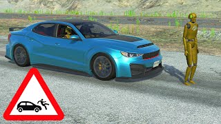 BeamNG Drive - Cars vs CrashTest Dummy