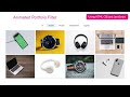 Responsive Animated filterable Portfolio Gallery using HTML, CSS and JavaScript.