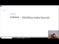 MongoDB - Indexes: MultiKey Index Bounds