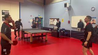 FRENCH CHAMPIONSHIP NATIONAL 3🇫🇷SAINT PAIR BRICQUEVILLE1🆚SAINT JAMES TT DOUBLE MATCH#foryou#pingpong