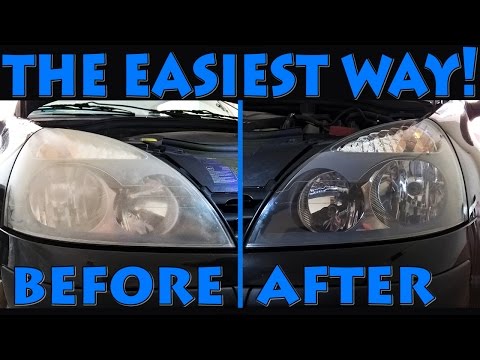 Renault Clio II headlights restoration - the easiest way! Renault Clio II headlights restoration - the easiest way!
