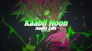 Jubin Nautiyal, Palak - Kaabil Hoon [edit audio]