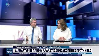 Γιάννης Τζούμας: Διαμαρτυρίες παντού αλλά στις δημοσκοπήσεις πρώτη η Ν.Δ.