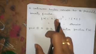 Probability Density Function PDF