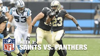 Saints Rookie RB Marcus Murphy with a 74-Yard Punt Return for a TD | Saints vs. Panthers | NFL