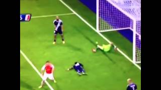 Goal Podolski RSC Anderlecht - Arsenal 1-2 Champions League 22.10.2014