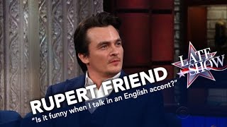 'Homeland' Star Rupert Friend Shows Off His Thick English Accent