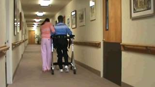 Mary Ann uses the Gait Harness System to Stand \u0026 Walk Again after a Stroke