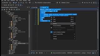 Postgres triggers