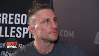 Gregor Gillespie not answering questions on Yancy Medeiros ahead of their fight | ESPN MMA