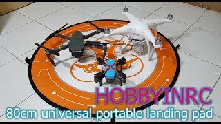 HOBBYINRC 80cm Universal Portable Landing Pad for RC Quadcopter