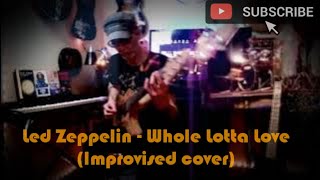 Whole Lotta Love By Led Zeppelin improvised cover.🤟🤩✌️#ledzeppelincover #busuyiguitar #doubleguitar