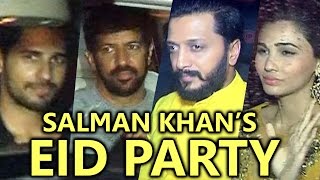 Salman Khan's Eid Party 2016 | Riteish Deshmukh, Sidharth Malhotra, Daisy Shah