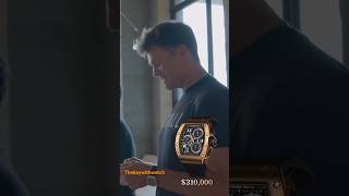 Tombrady NFL player spotted wearing Richardmille RM 72-01. #youtubeshorts #theboywithwatch