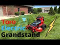 Demoing the Toro Electric Stand-on Mower