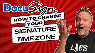 How to Change the Time Zone in Docusign | Change the E-Signature Time Stamp Time Zone