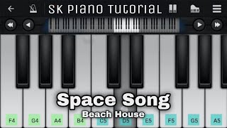 Space Song - Piano Tutorial | Beach House | Wednesday | Perfect Piano