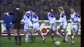 1992 November 4 Dinamo Kiev Ukraine 0 Anderlecht Belgium 3 UEFA Cup